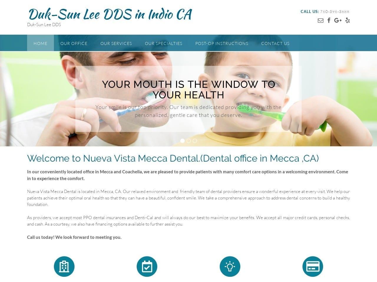 Duk-Sun Lee DDS screenshot