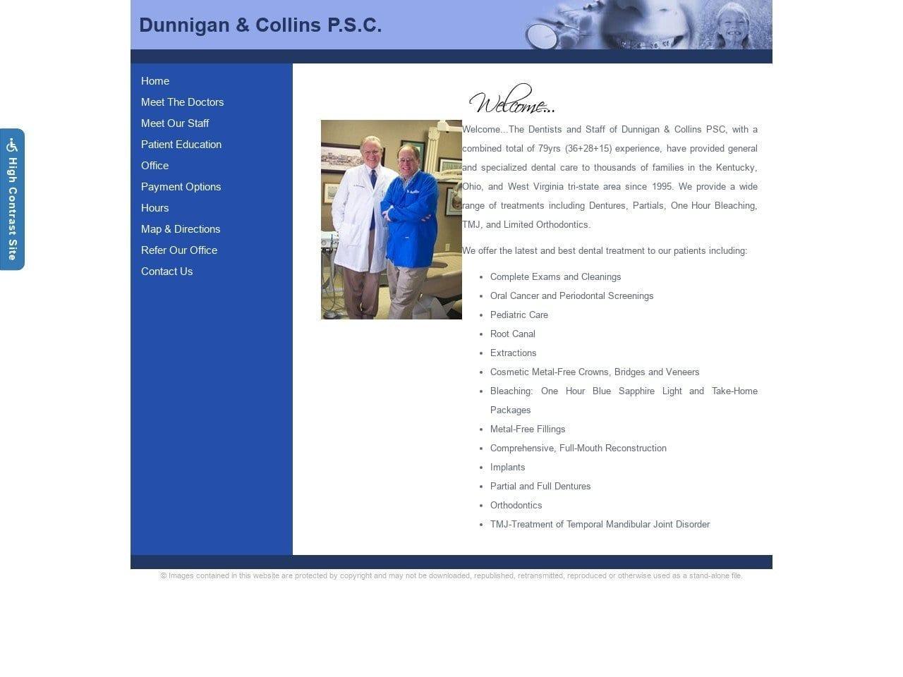 Dunnigan & Collins Psc Collins Neil A DDS screenshot