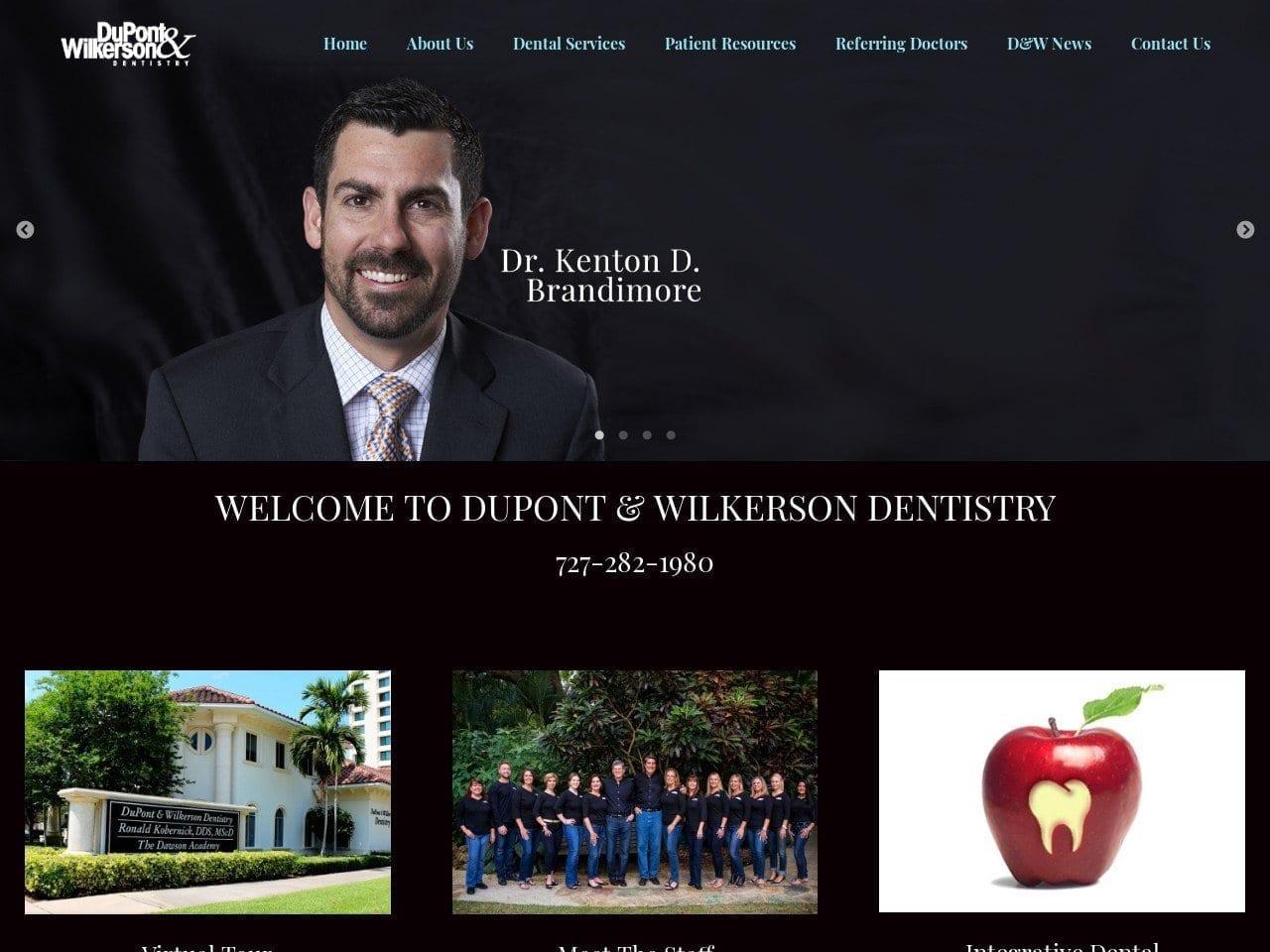 Dupont & Wilkerson Dentistry Dupont Glenn DDS screenshot