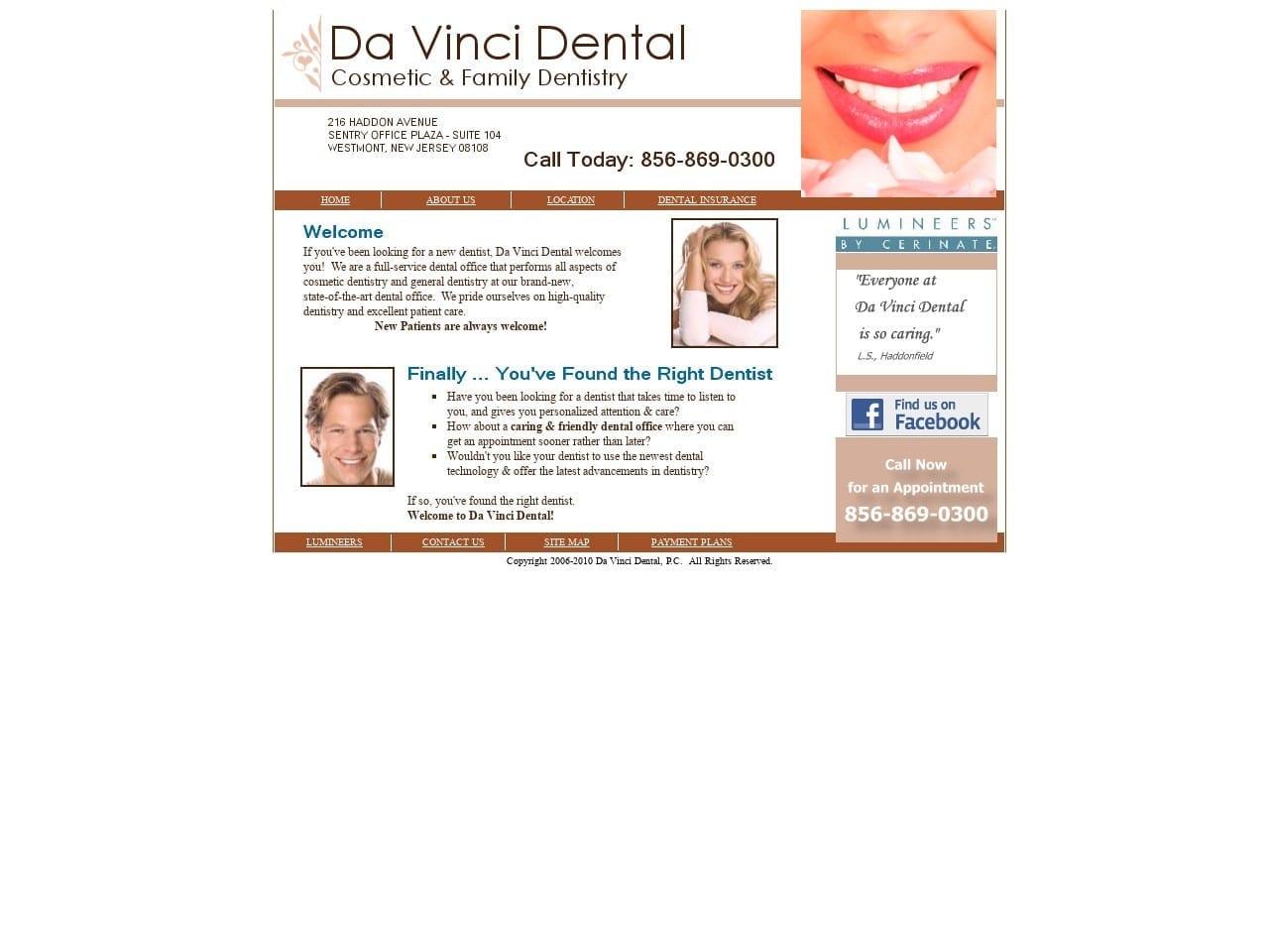 Da Vinci Dental P.C. screenshot