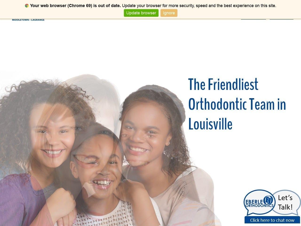 Eberle Orthodontics screenshot