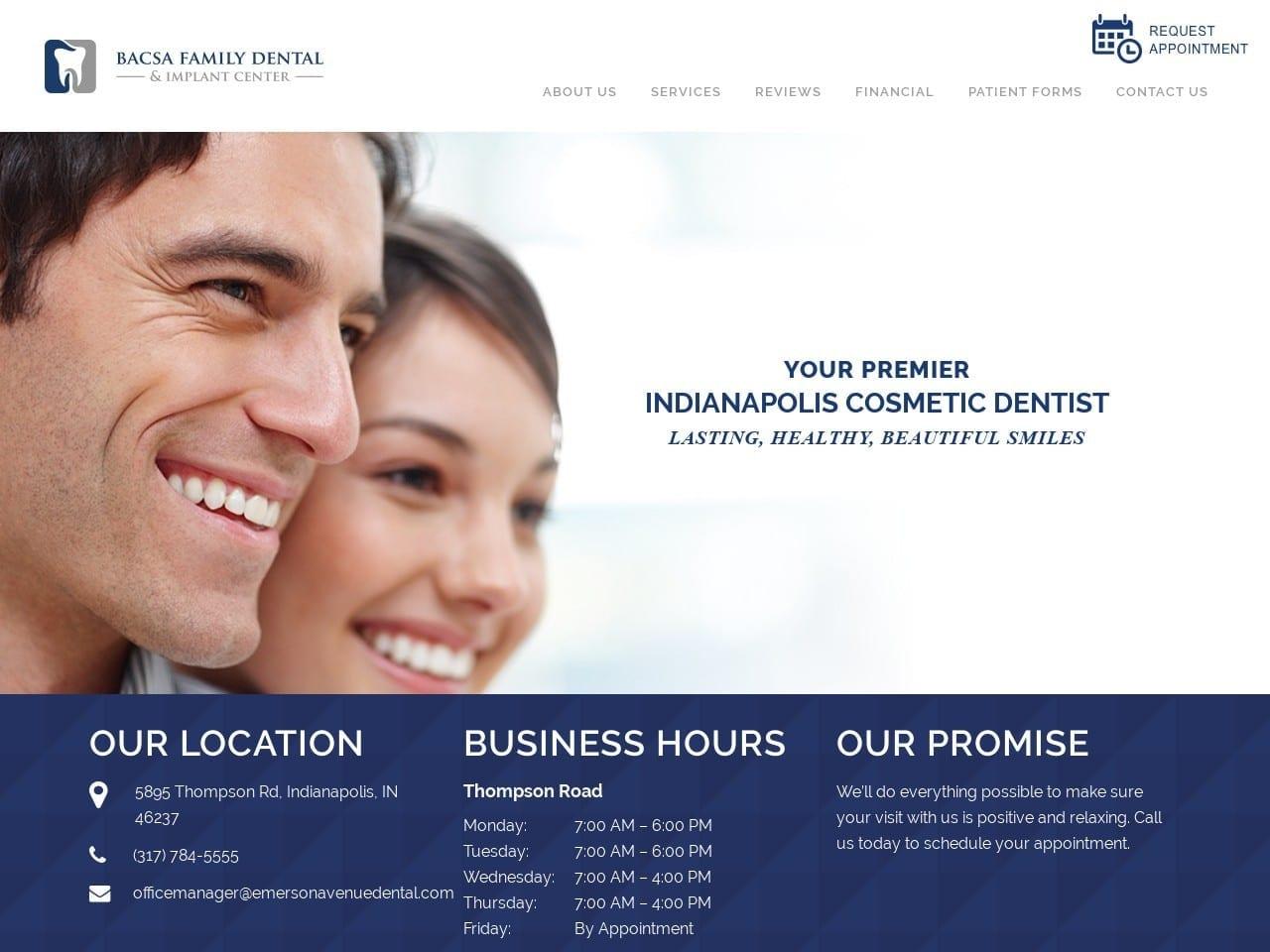 Emerson Avenue Dental screenshot