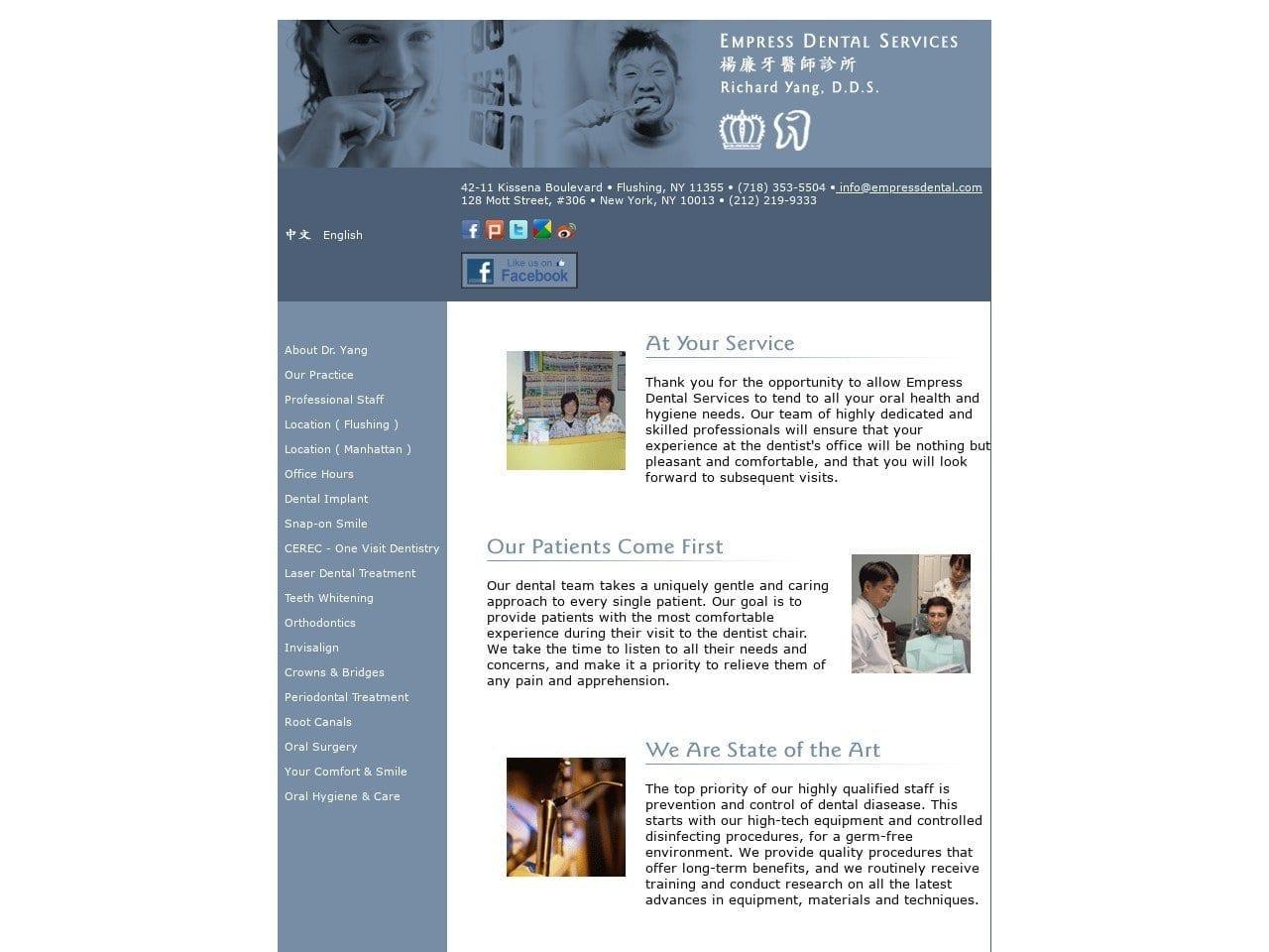 Empress Dental Services Yang Richard DDS screenshot