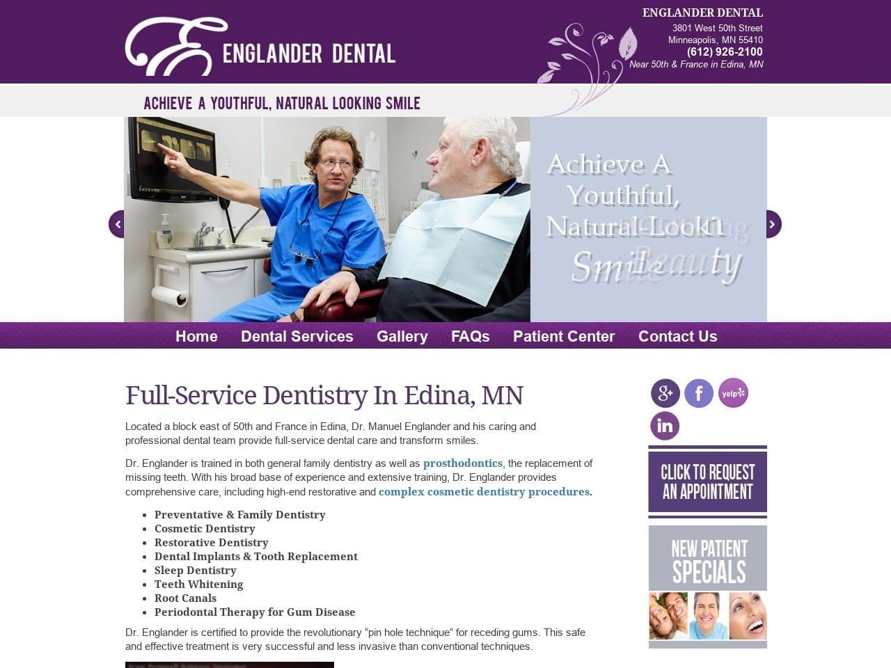 Englander Dental screenshot