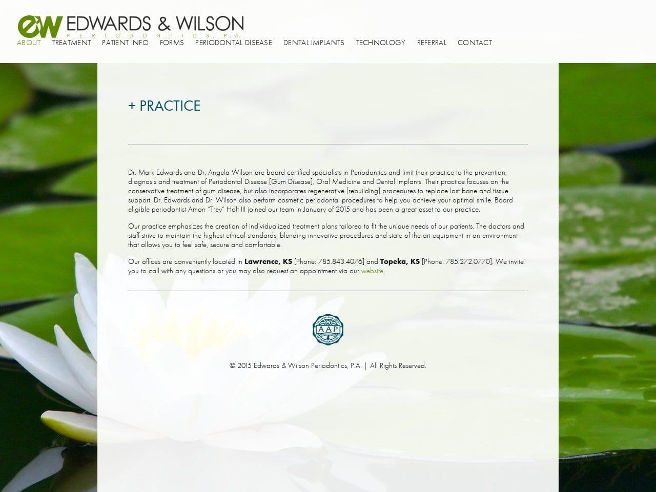 Edwards Dentist screenshot