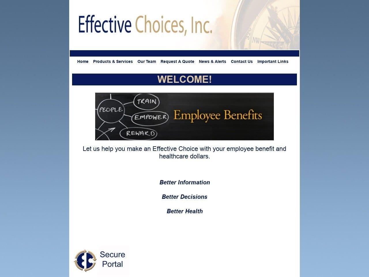 Effective Choices Inc screenshot