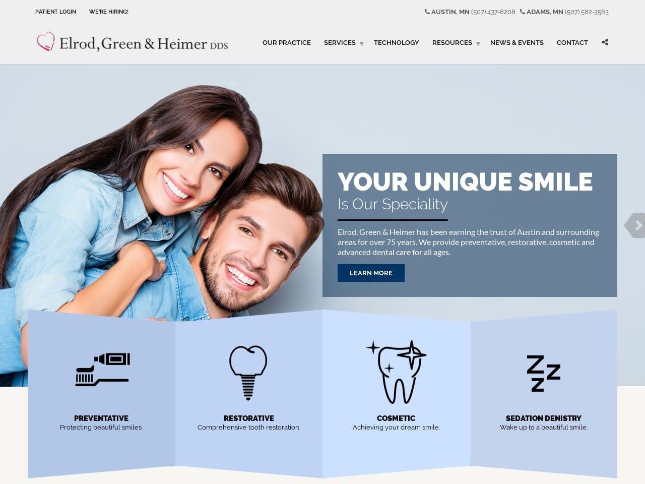 Elrod Green Dentist screenshot