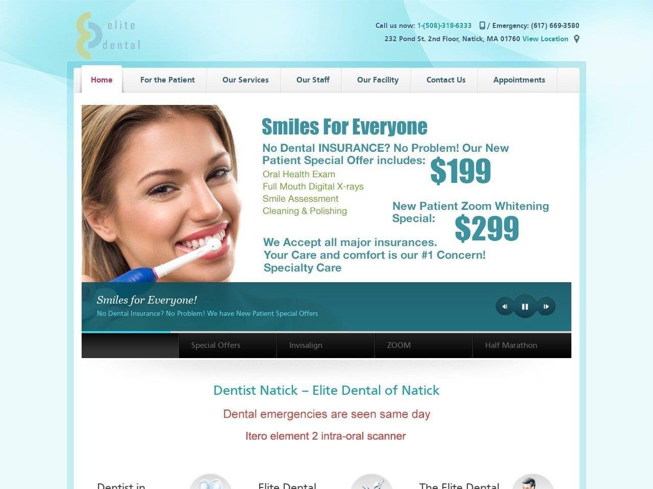 Elite Dental of Natick screenshot