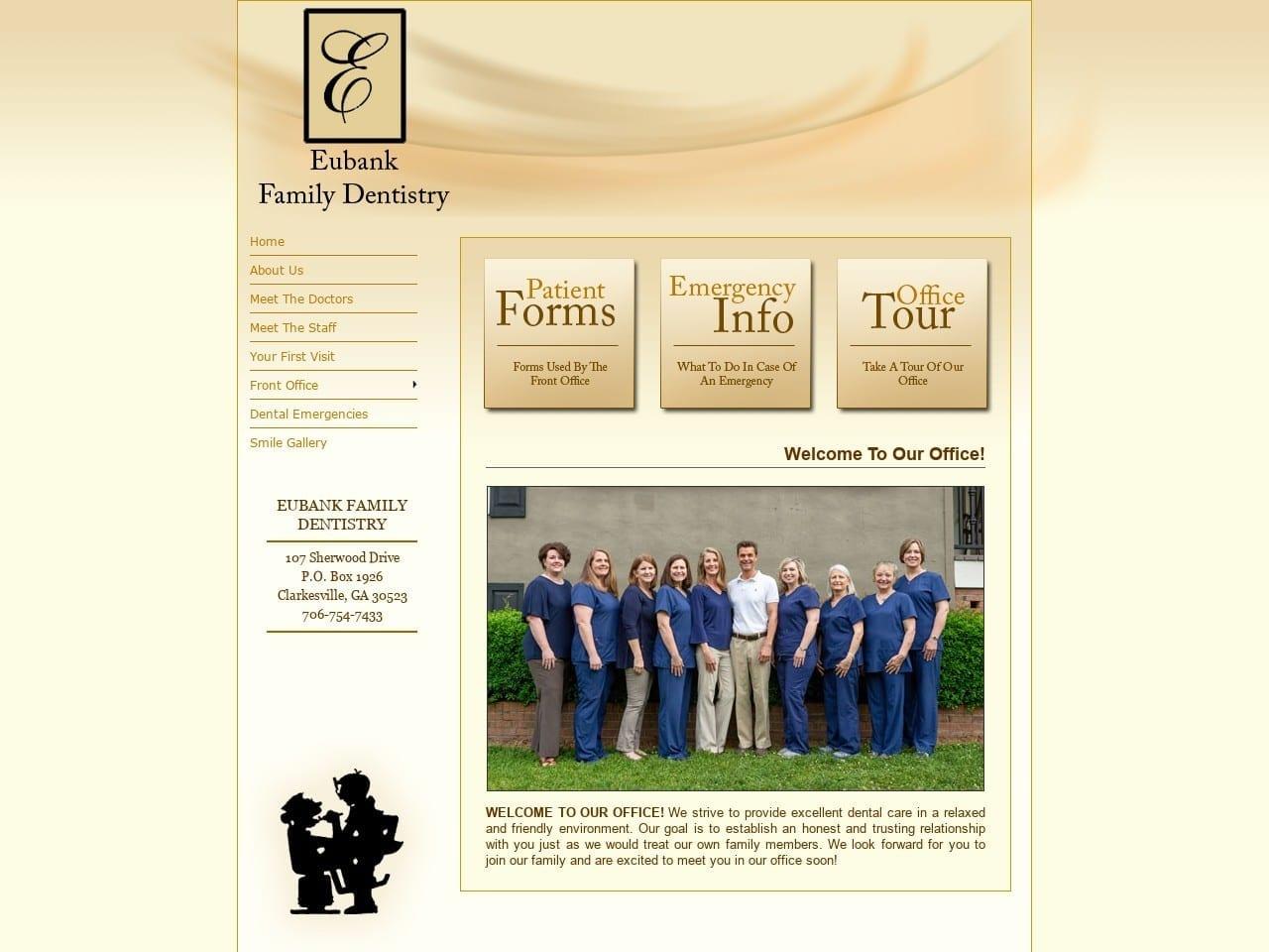 Eubank Family Dentist screenshot