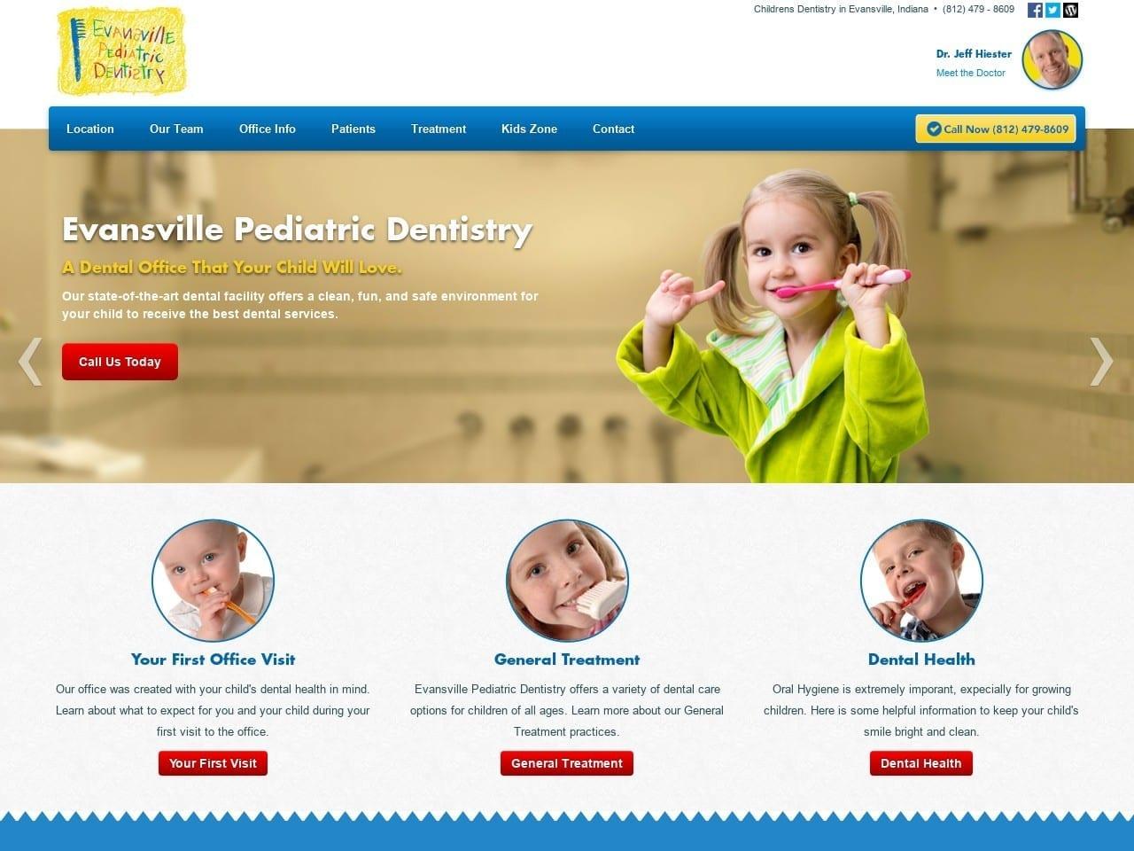 Evansville Pediatric Dentistry screenshot