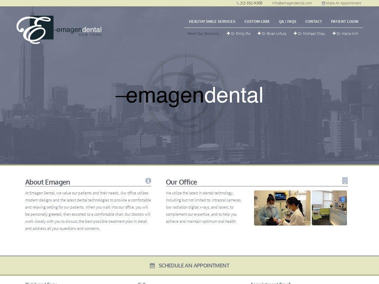 Emagen Dental screenshot