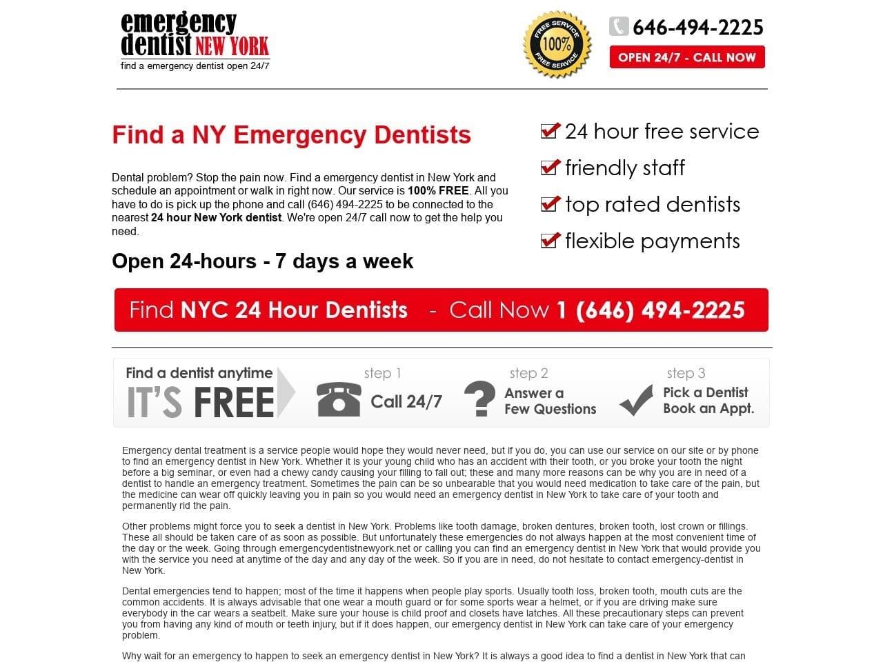Emergency Dentist New York screenshot