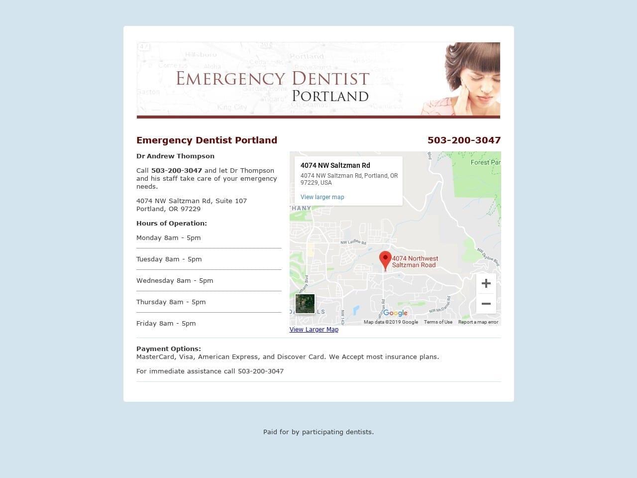 Emergency Dentistportland screenshot