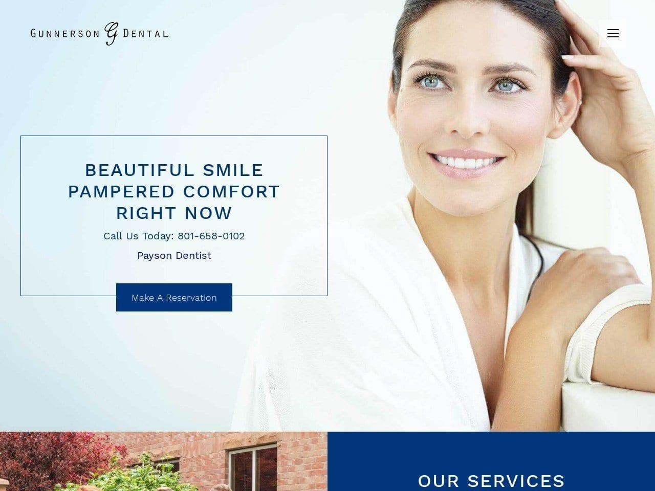 Gunnerson Dental screenshot