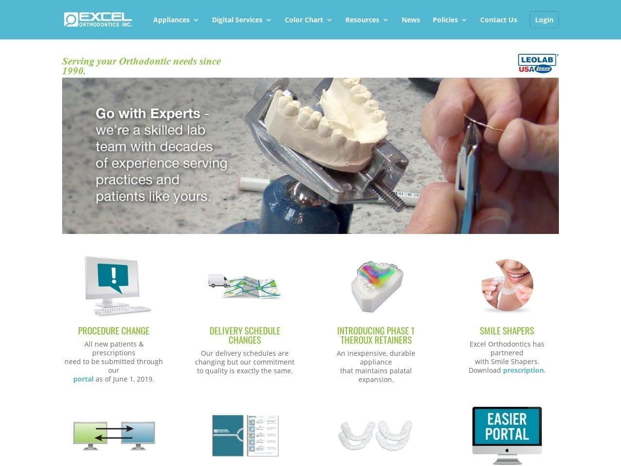 Excel Orthodontics screenshot