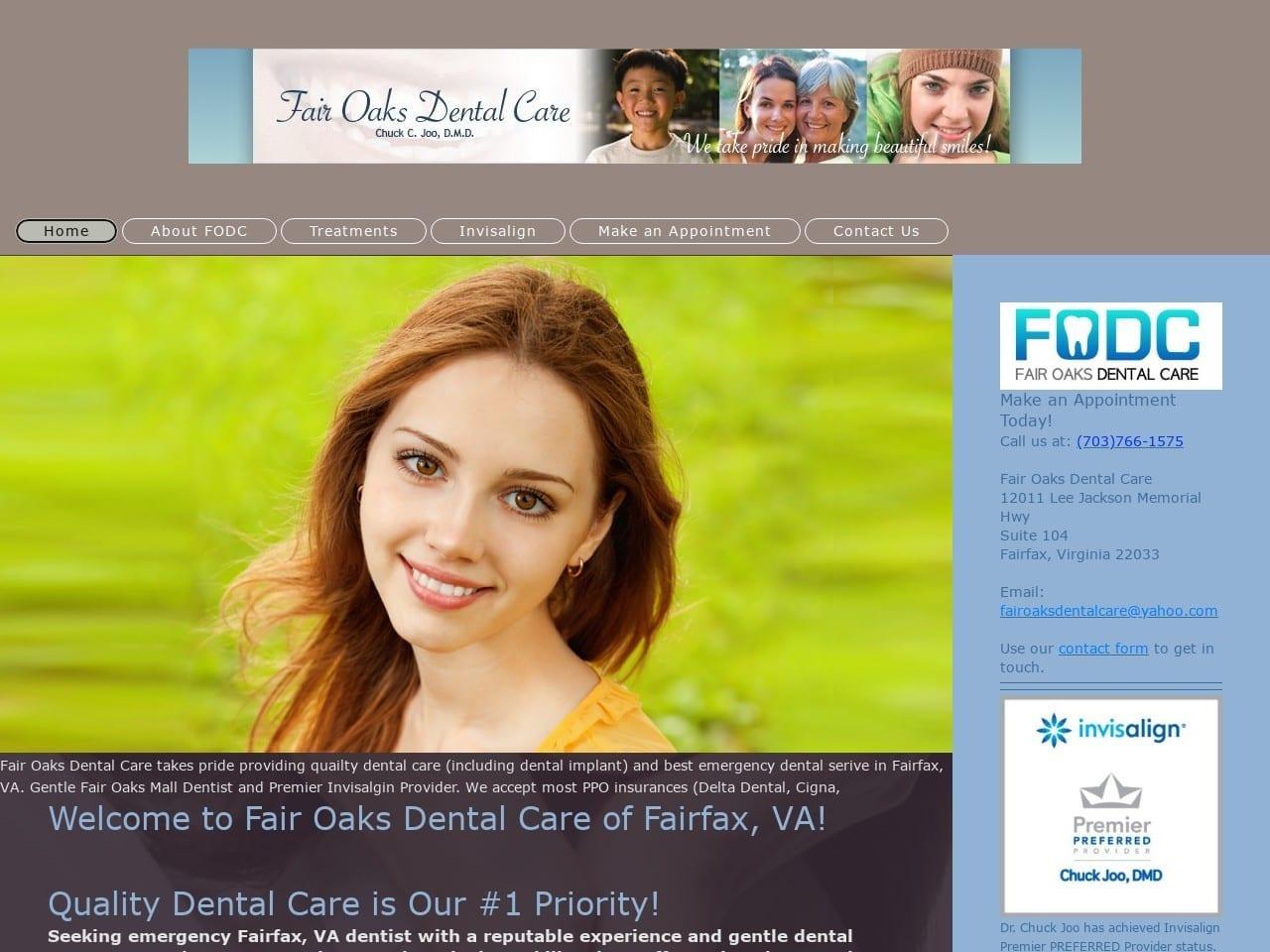 Fair Oaks Dental Care screenshot