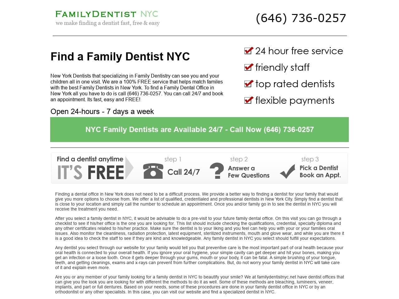 Family Dentist Nyc screenshot