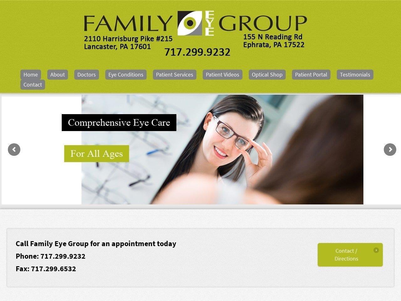 Family Eye Group Vakkas John M DDS screenshot
