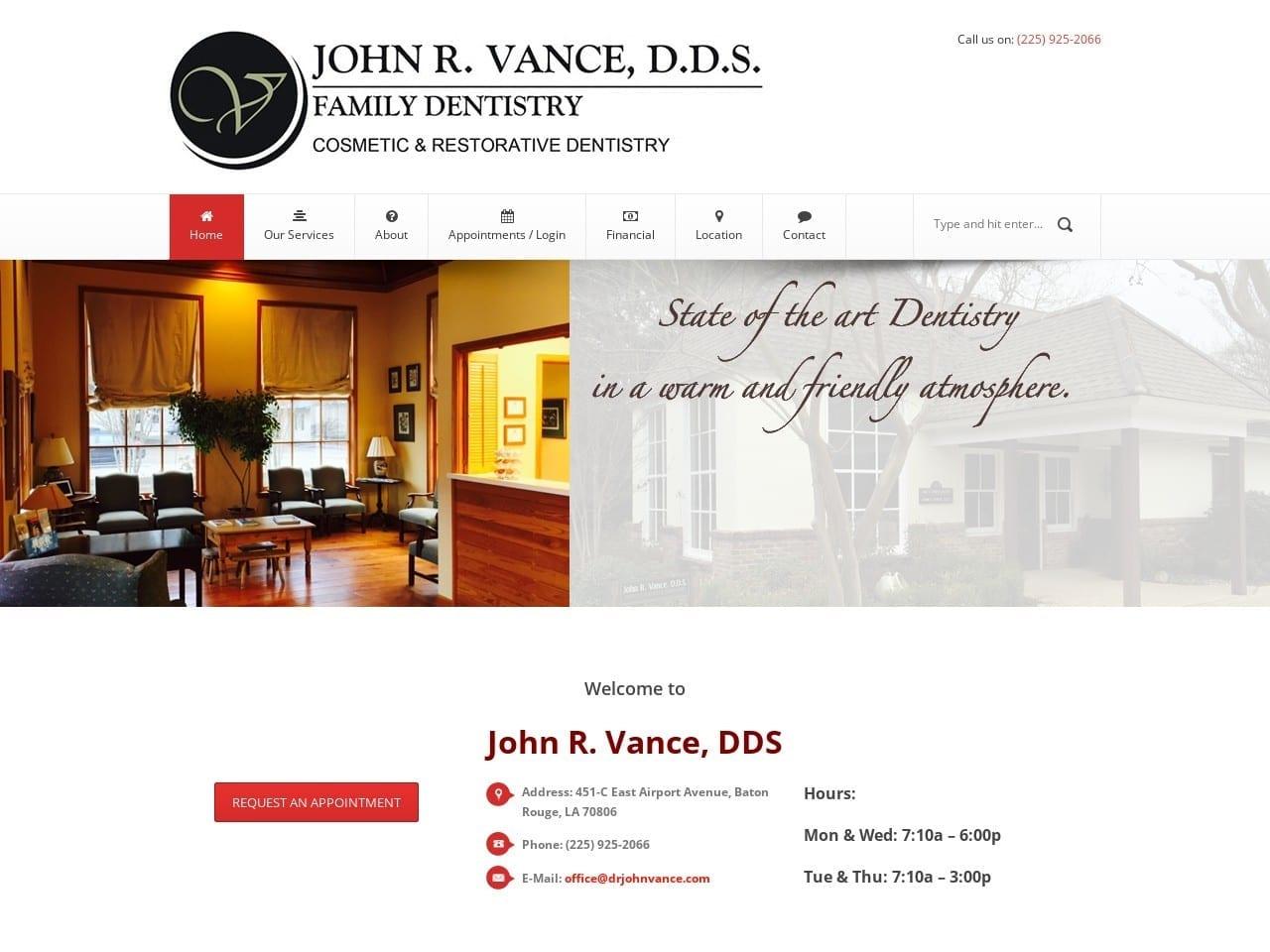 John R. Vance DDS screenshot
