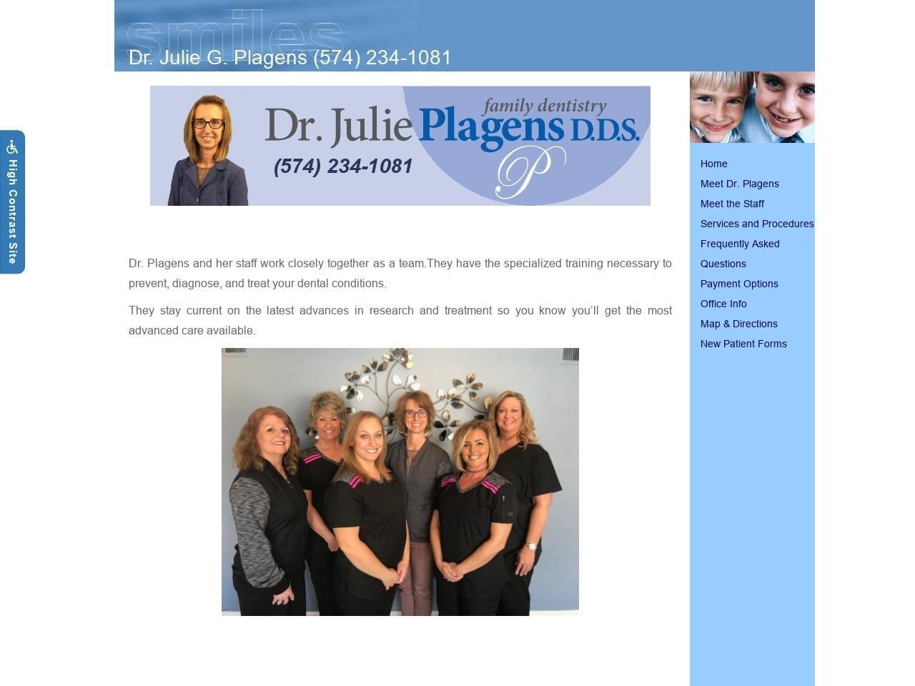 Plagens Julie DDS