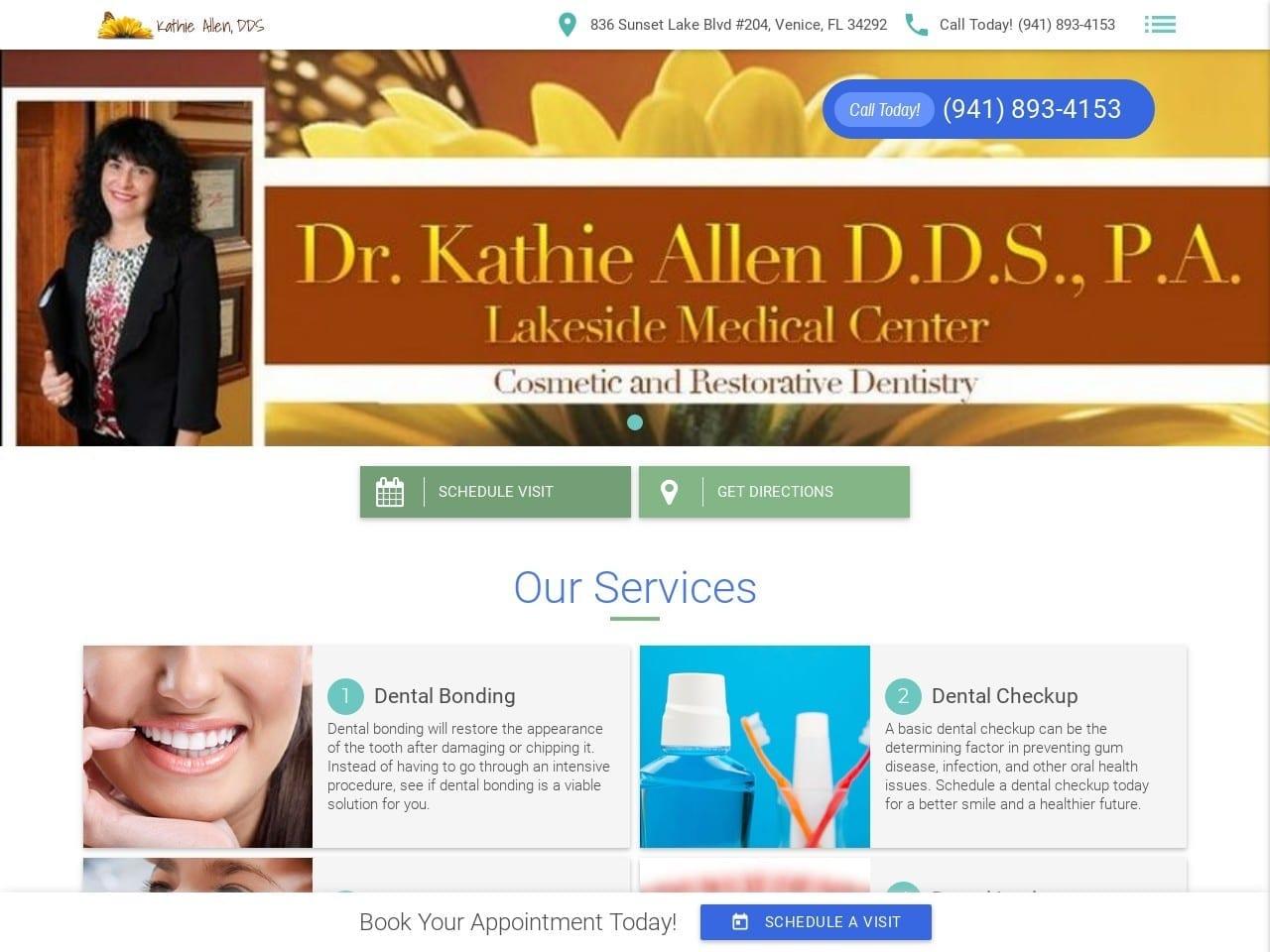 Kathie Allen D.D.S. P.A. screenshot