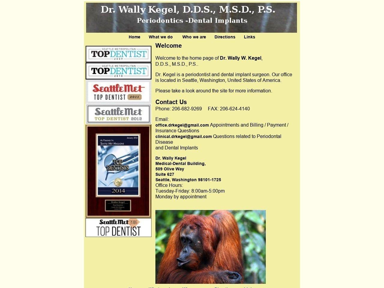 Dr. Wally W. Kegel DDS screenshot