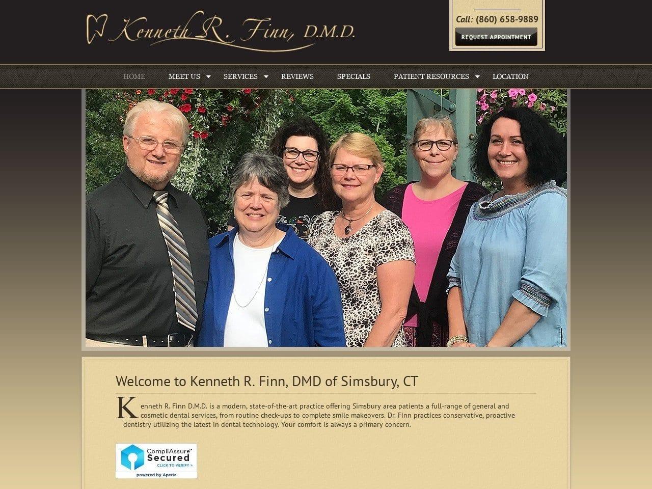 Kenneth R. Finn DMD LLC screenshot