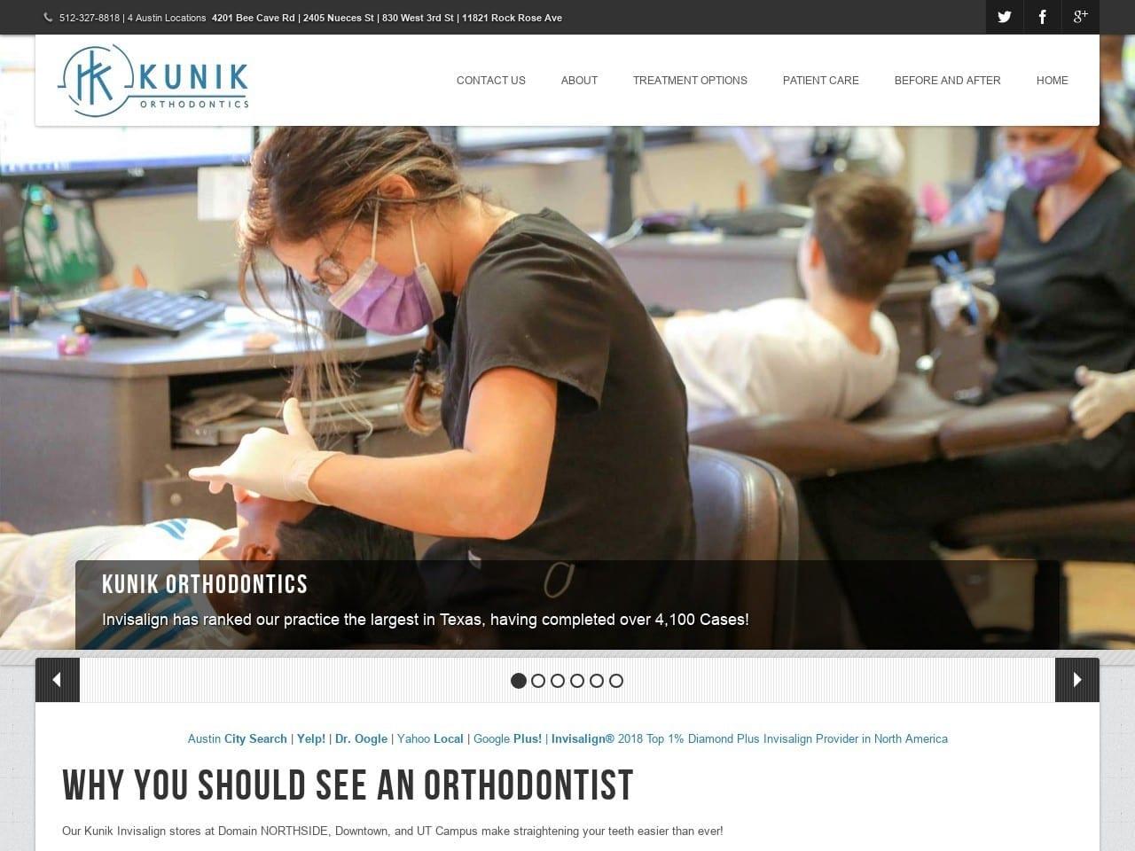 Randy Kunik DDS Orthodontist screenshot