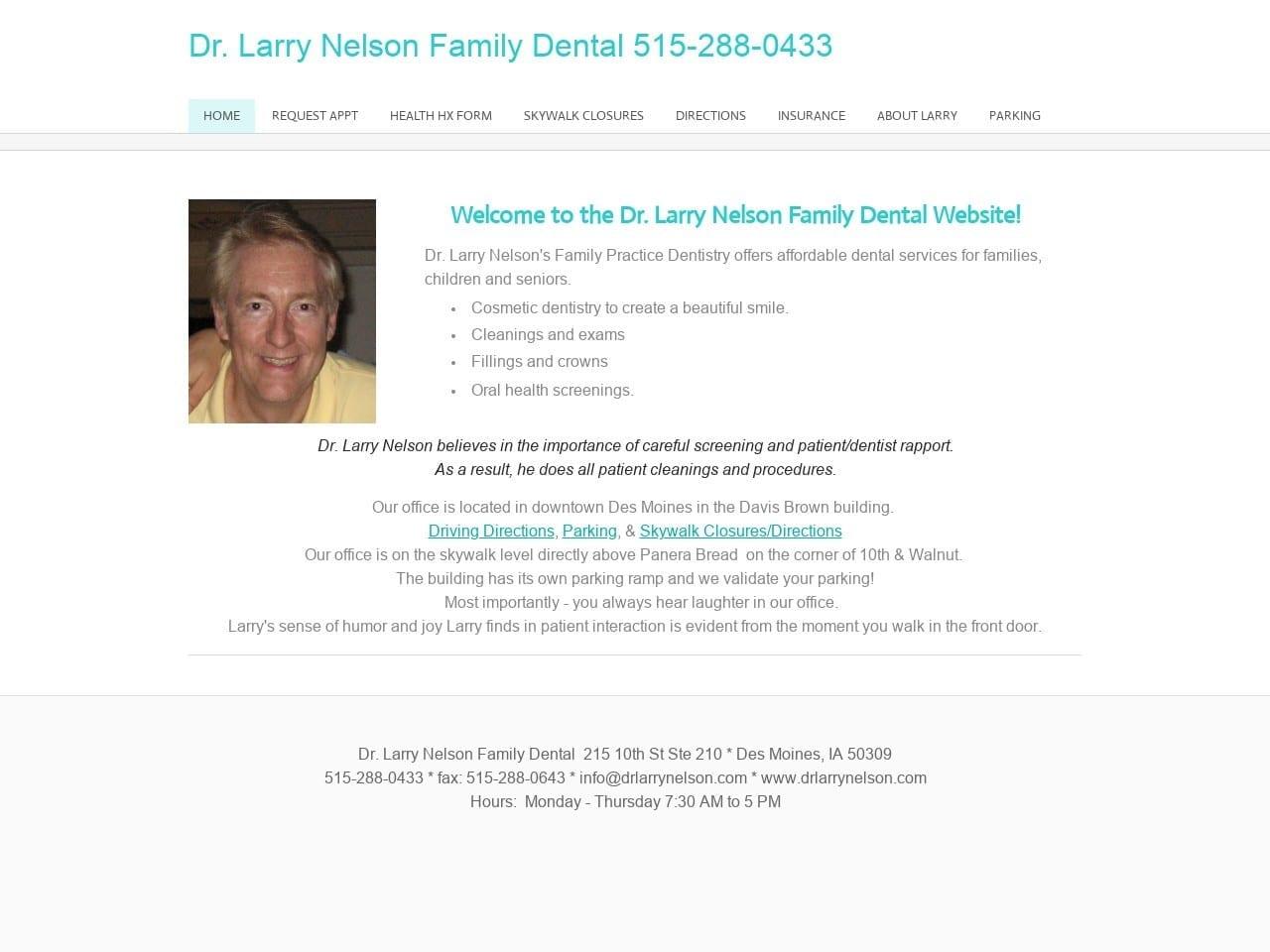 Dr. Larry Nelson DDS screenshot