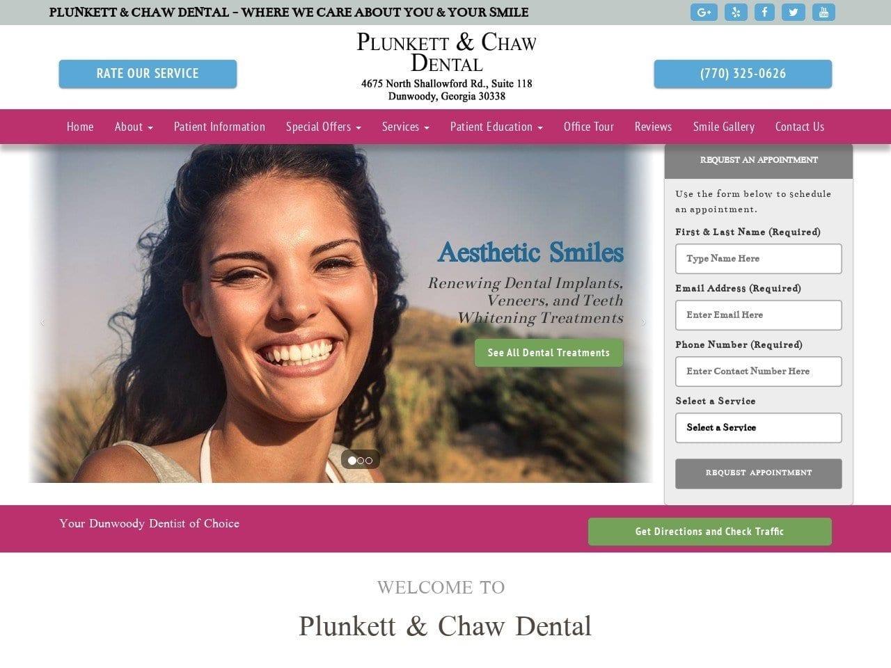 Lee W Plunkett Dmd | Dunwoody Dentist screenshot