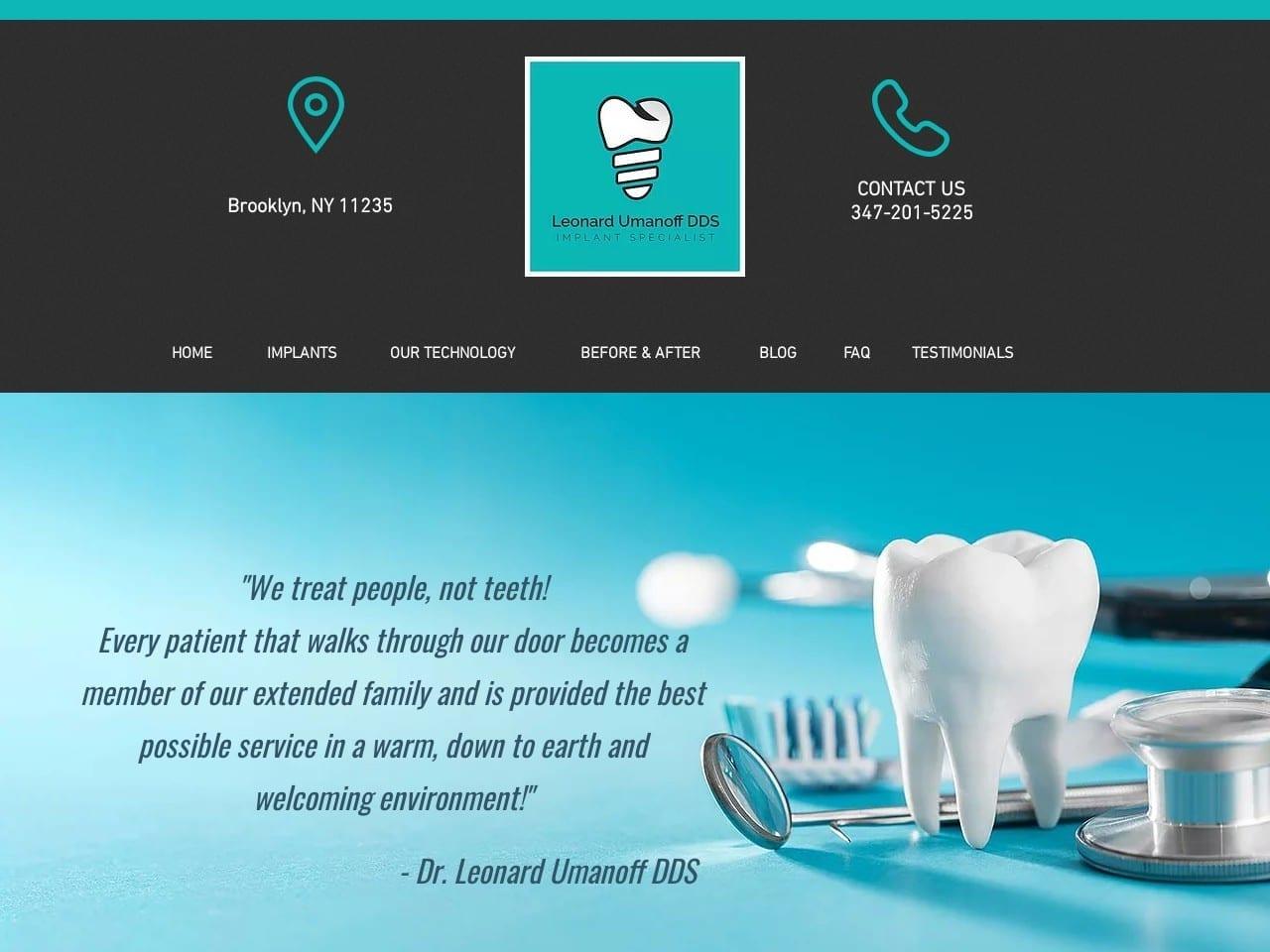 Dr. Leonard Umanoff DDS screenshot