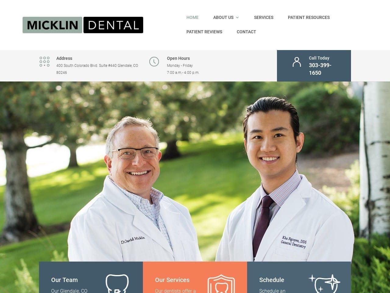 David P Micklin D.D.S.