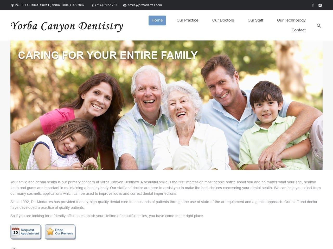Yorba Canyon Dentistry screenshot