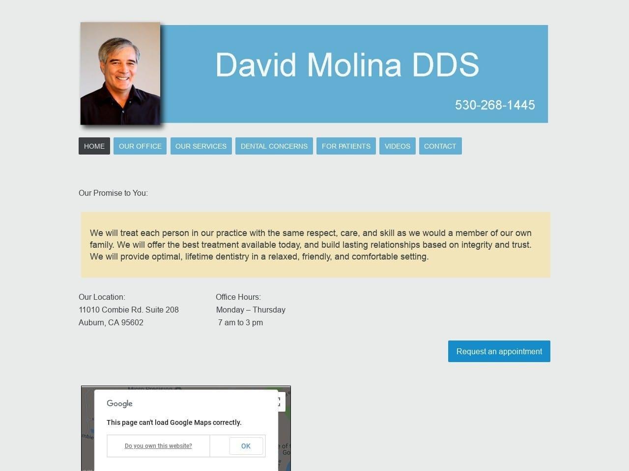 Molina David DDS screenshot