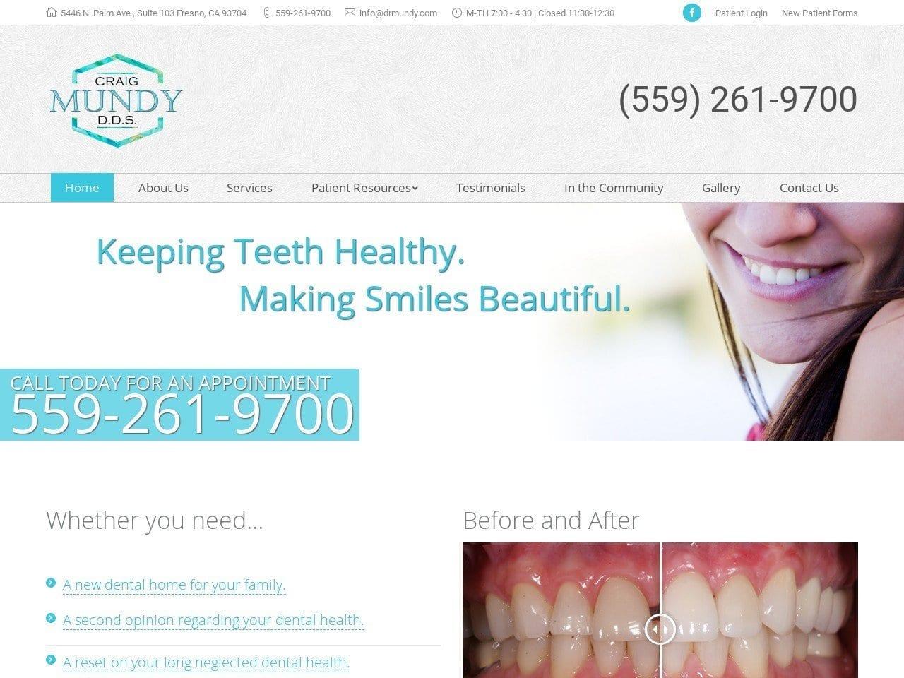Craig R Mundy DDS screenshot