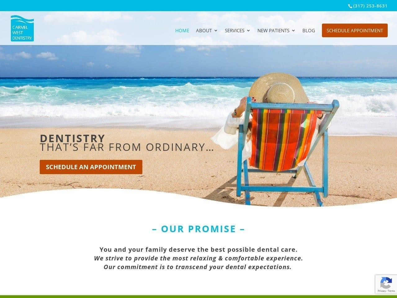 Carmel West Dentist screenshot