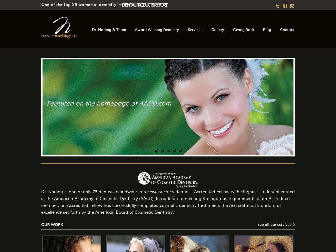 Nancy Norling DDS screenshot