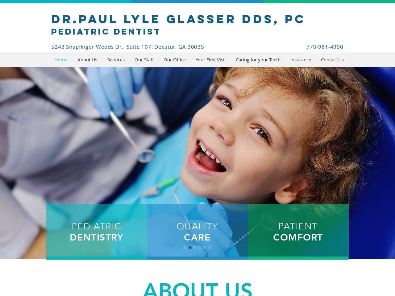 Paul lyle Glasser DDS PC screenshot