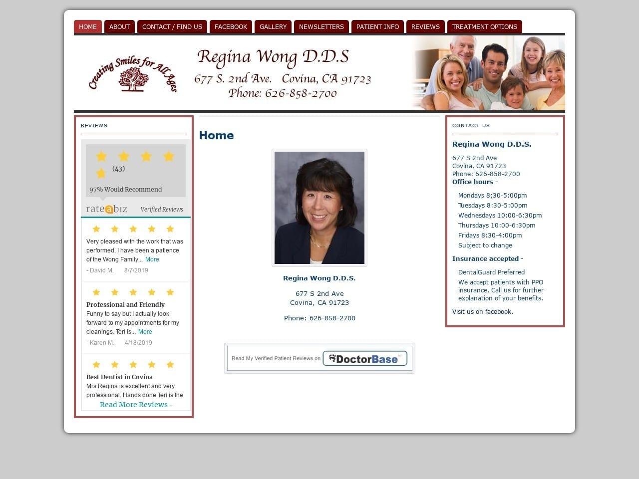 Dr. Regina Wong D.D.S.