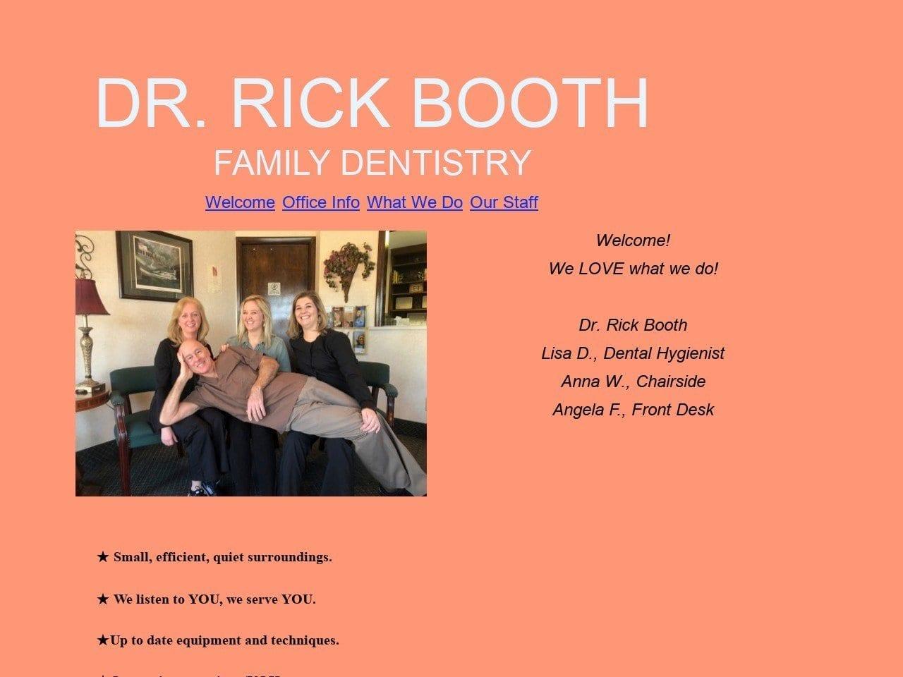 Rick Booth DDS screenshot