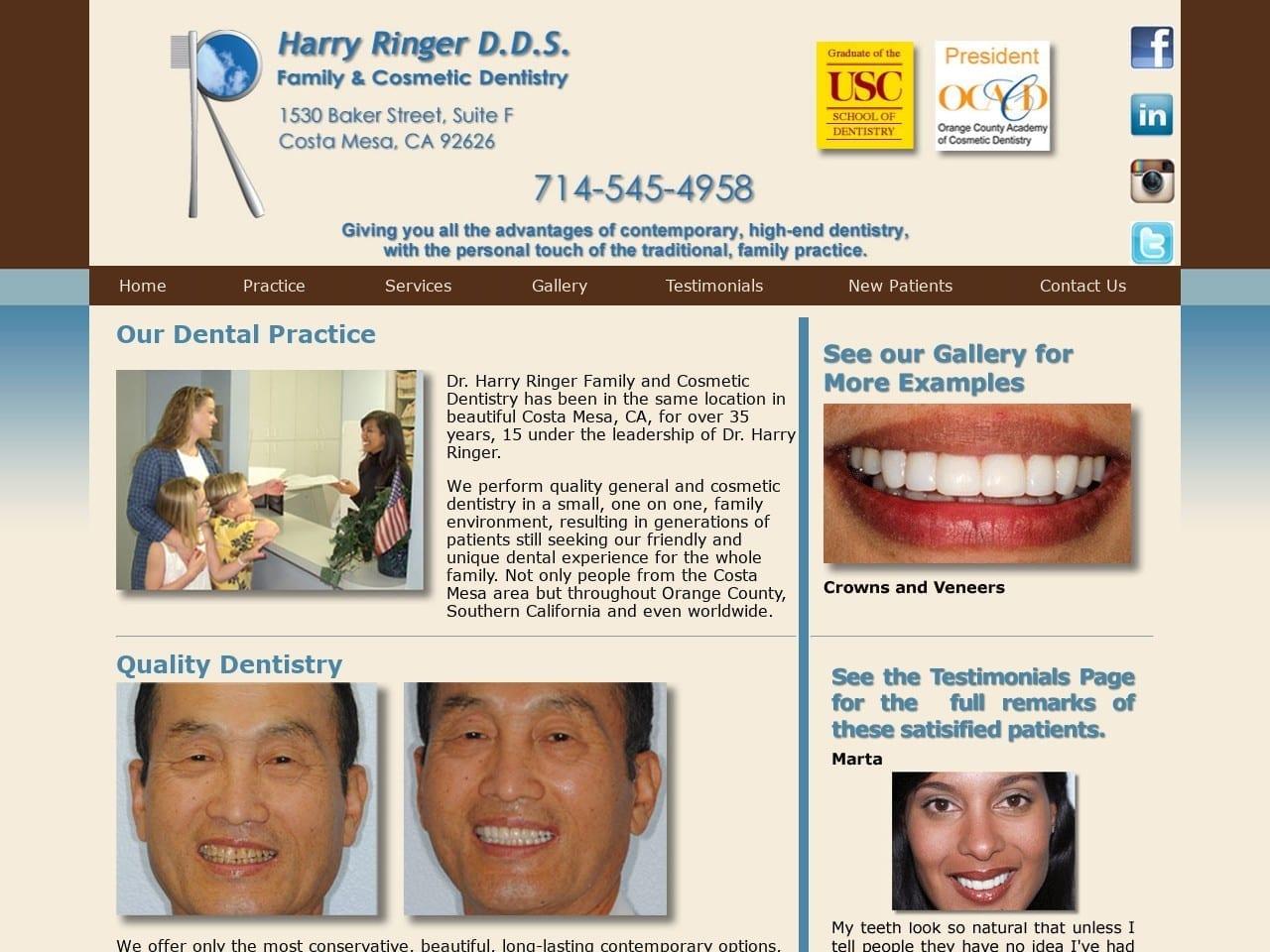 Ringer Harry DDS
