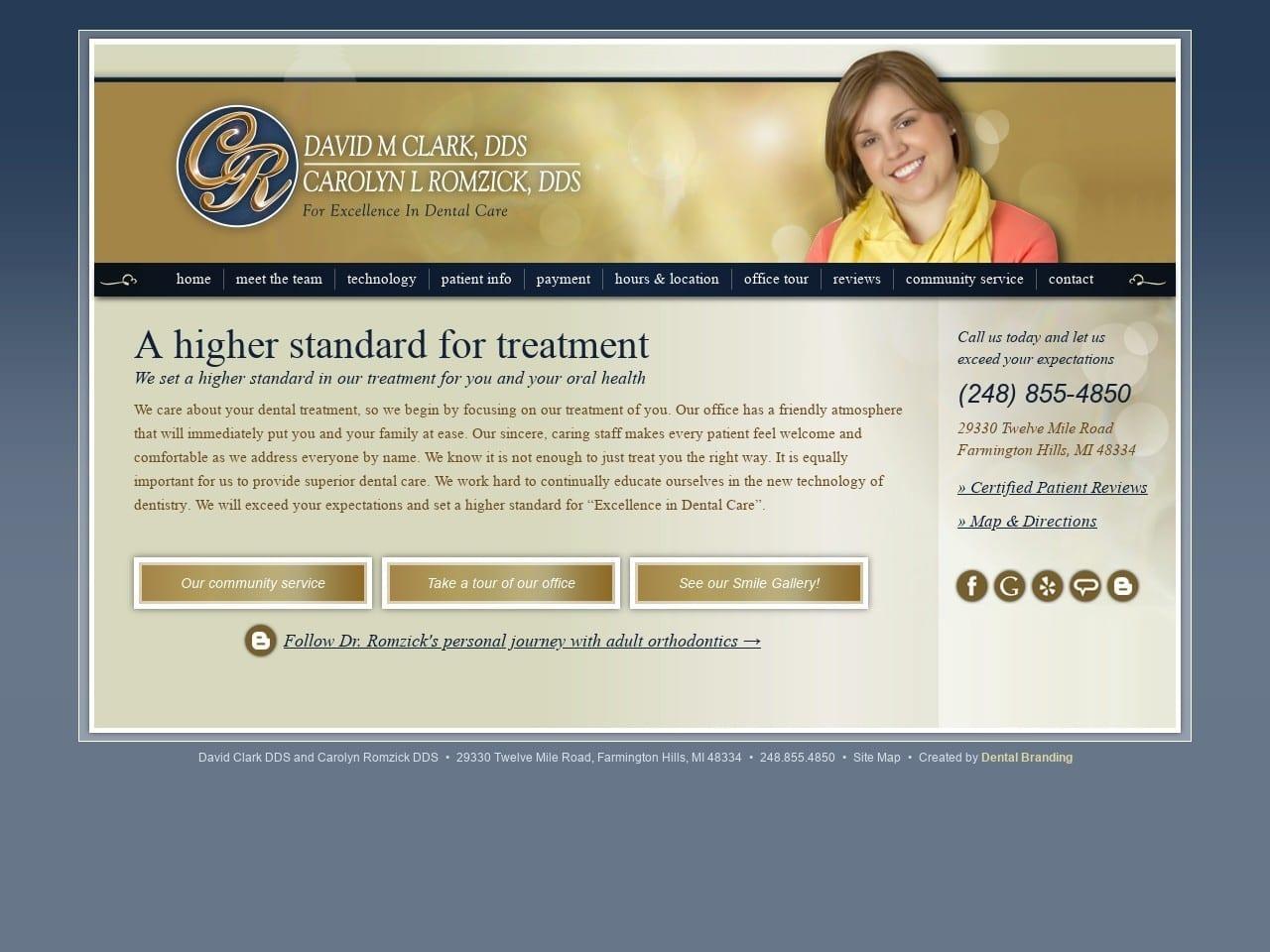 Carolyn L. Romzick DDS screenshot