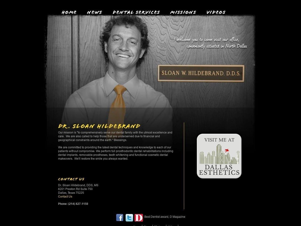 Sloan Hildebrand DDS MS screenshot