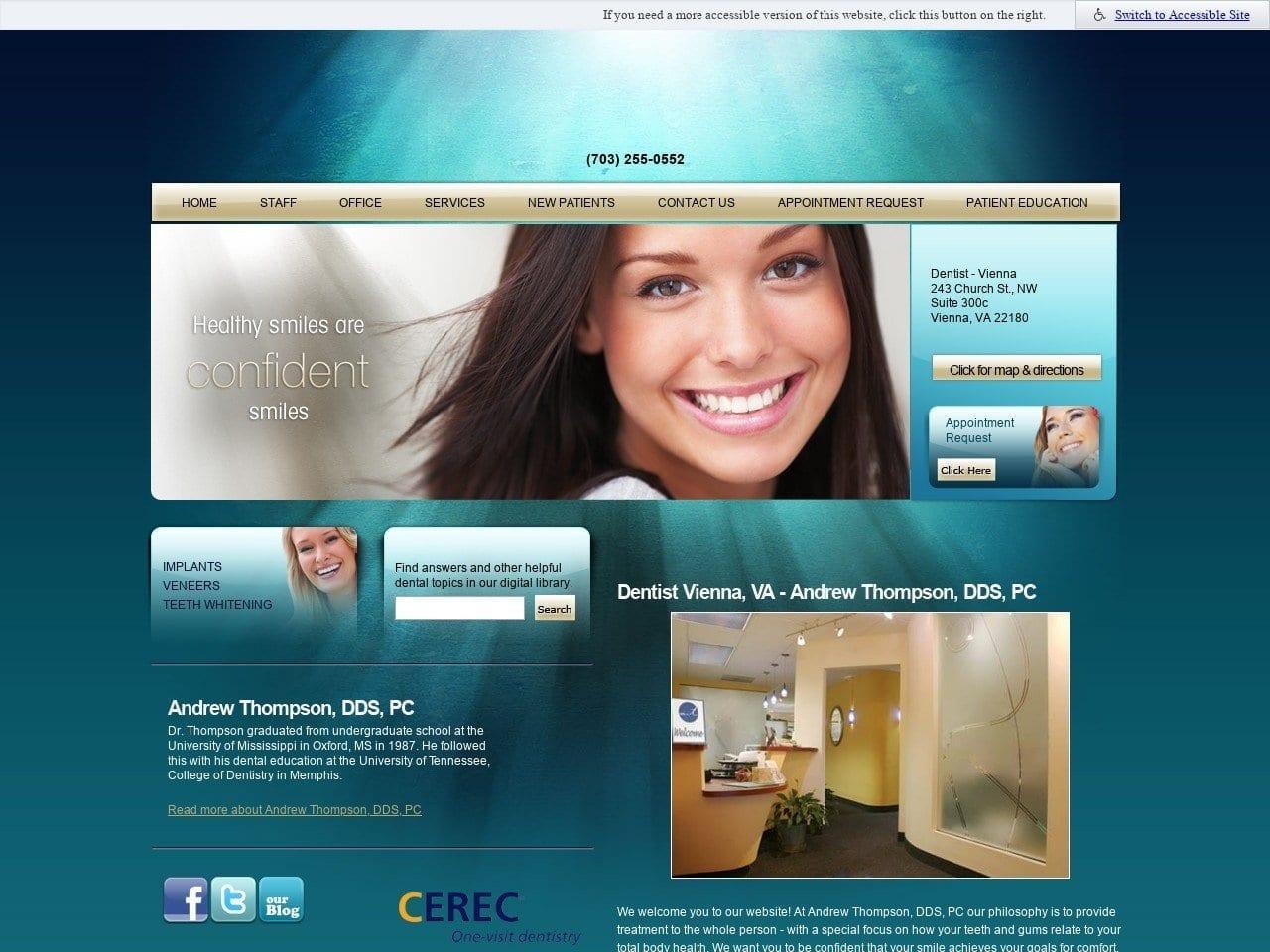 Thompson T Andrew DDS screenshot
