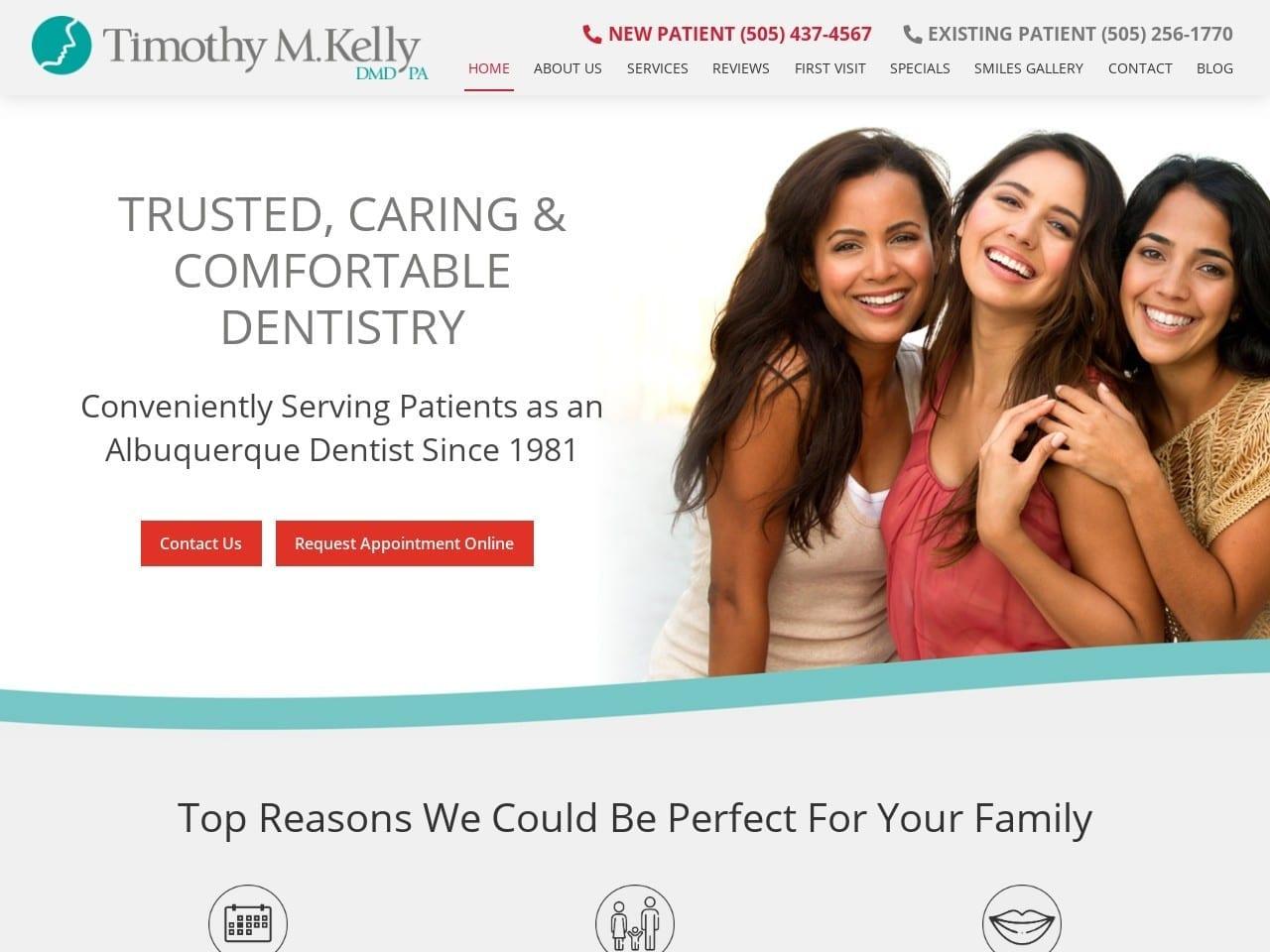 Timothy M. Kelly DMD PA screenshot
