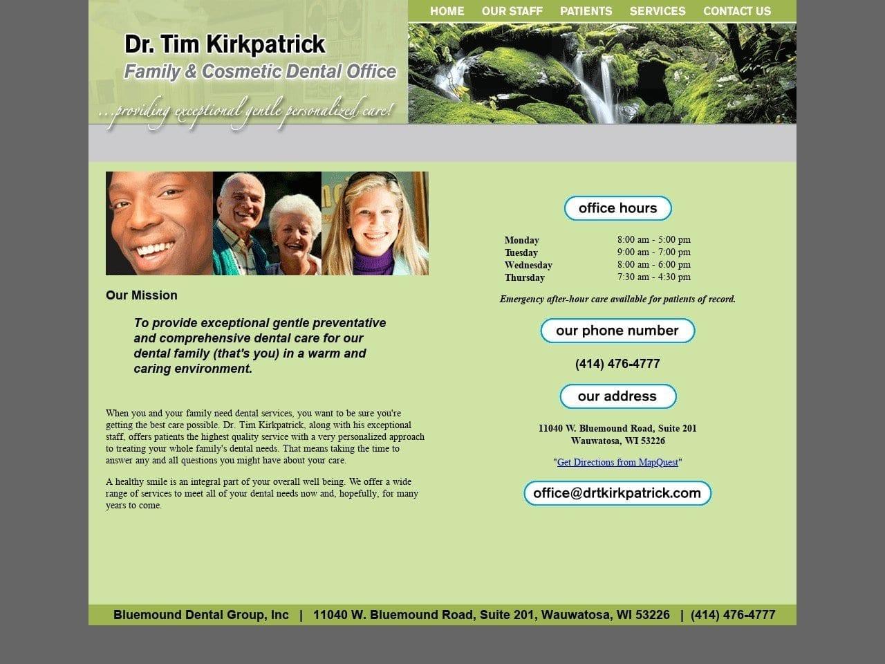Kirkpatrick Tim R DDS screenshot