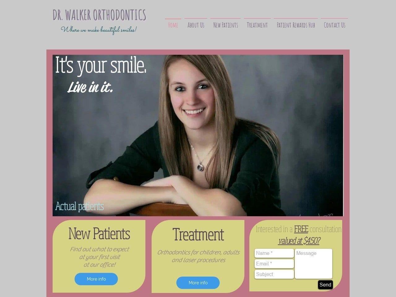 Walker George DDS MS Ltd screenshot