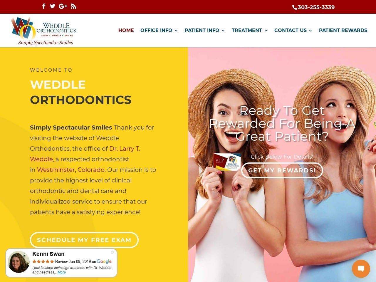 Weddle Orthodontics screenshot