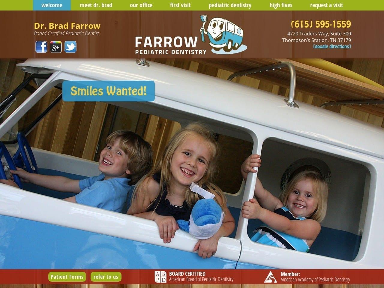 Farrow Pediatric Dentist screenshot