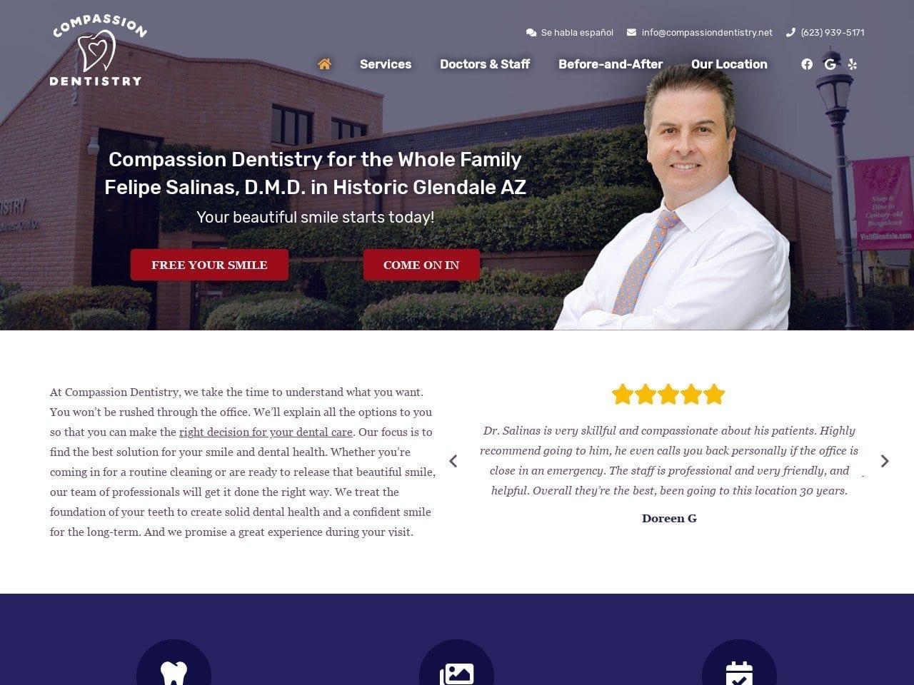 Dr. Felipe Salinas D.M.D. screenshot